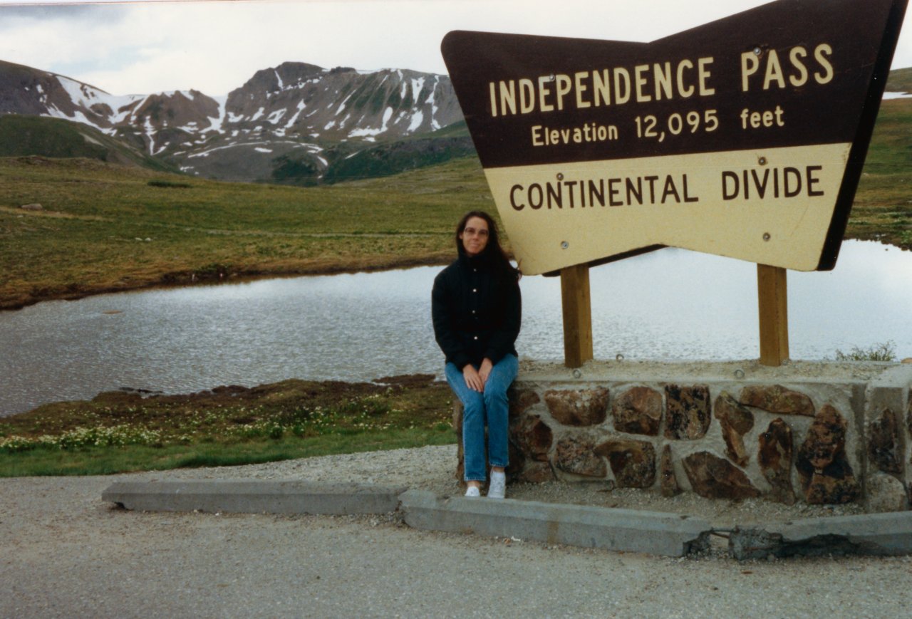 AandM top of Independence pass 1989